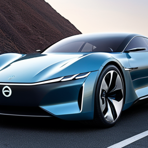 Home 4 **A futuristic electric car design:** A sleek, innovative electric car showcasing advanced technology and a forward-thinking aesthetic. The car should embody a sense of innovation and appeal to consumers interested in cutting-edge technology and design.
